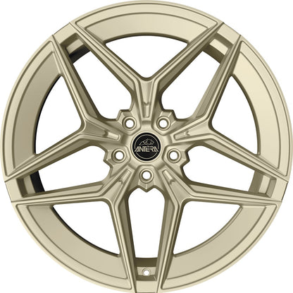 Antera A107 satin champagne 9x21 ET25 - LK5/110 ML65.1