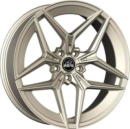 Antera A107 Concave satin champagne 11x21 ET14 - LK5/112 ML66.6