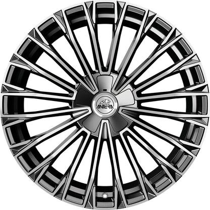 Antera A103 moon grey diamond 9.5x20 ET20 - LK5/112 ML66.6