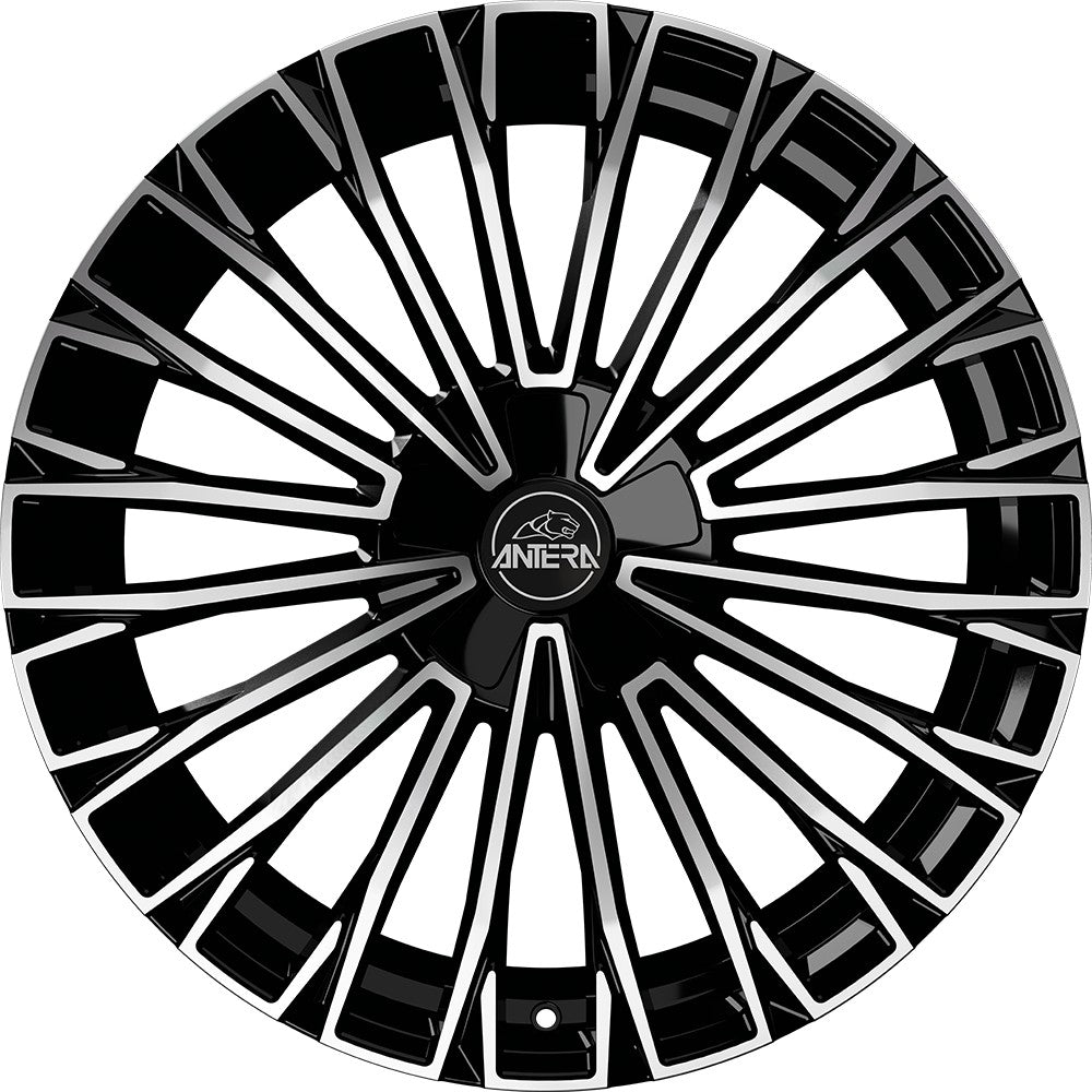 Antera A103 piano black diamond 9.5x20 ET40 - LK5/114.3 ML75