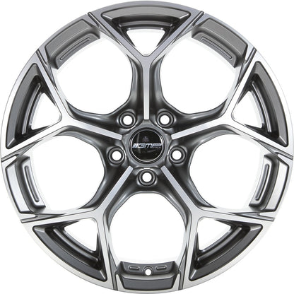 GMP Ultrivity anthracite matt diamond Alufelge 10x22 Zoll ET26 LK 5x112 ML66.5 – Bild 2