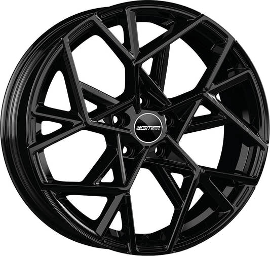 GMP Cartesio black glossy 6.5x16 ET30 - LK4/98 ML58.1