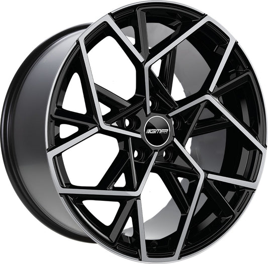 GMP Cartesio black diamond 7x17 ET45 - LK5/112 ML66.5