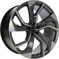 GMP Rebel anthracite matt diamond 9x21 ET28 - LK5/130 ML66.5