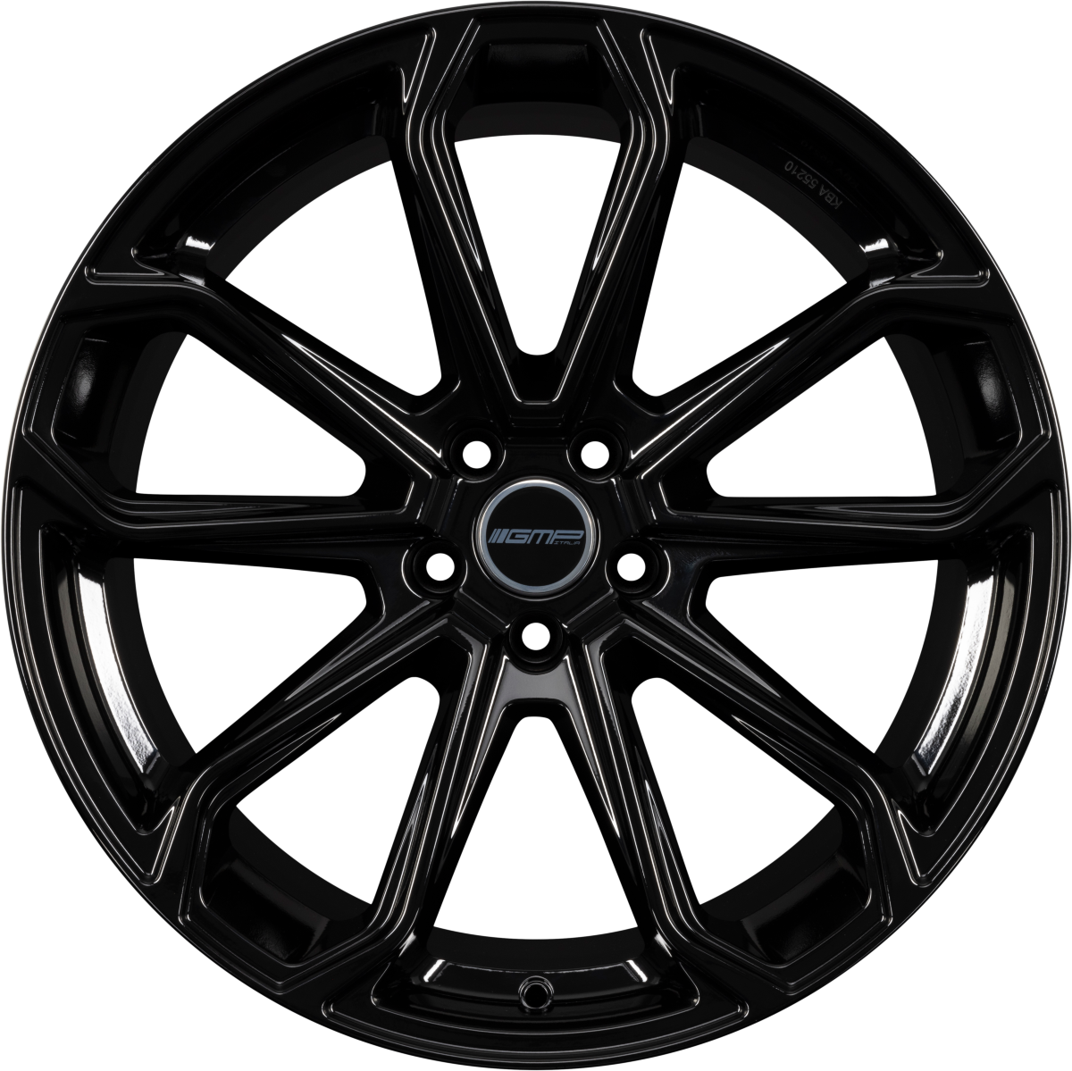 GMP Furiosa black glossy Alufelge 9x22 Zoll ET28 LK 5x130 ML66.5 – Bild 3