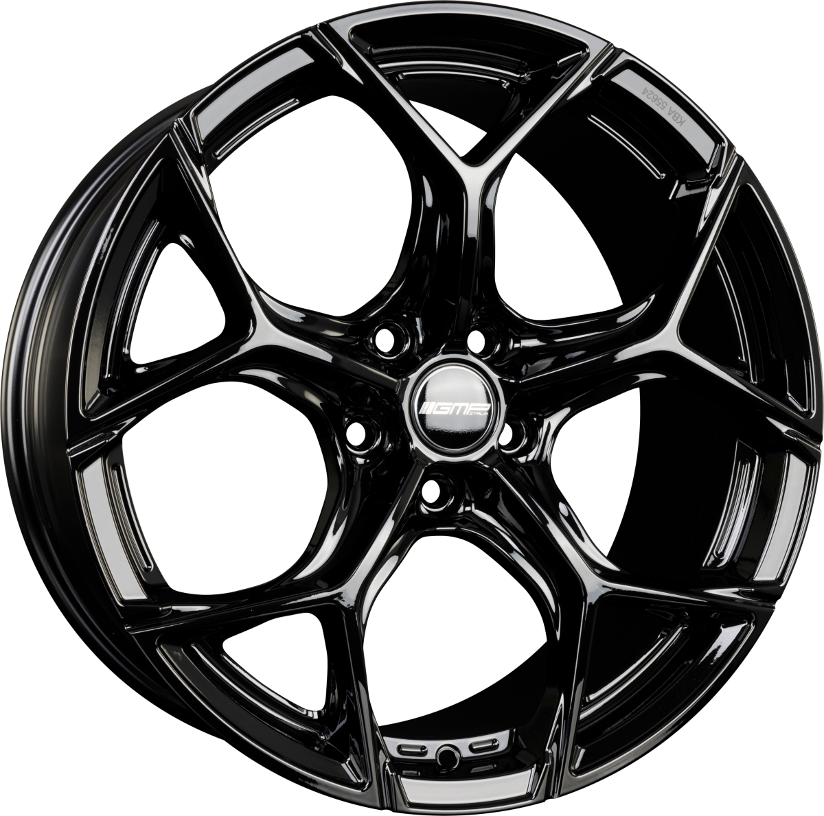 GMP Ultrivity black glossy Alufelge 10x23 Zoll ET34 LK 5x120 ML72.6 – Bild 4