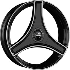 Antera A123 piano black diamond Alufelge 11.5x22 Zoll ET55 LK 5x112 ML66.6