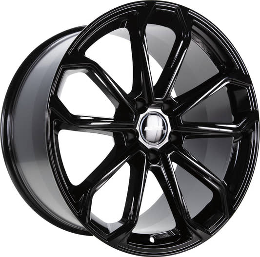 GMP Furiosa black glossy 10x22 ET36 - LK5/130 ML66.5