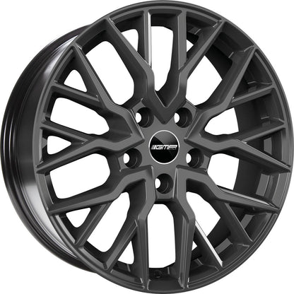GMP Booster anthracite glossy Alufelge 7.5x17 Zoll ET40 LK 5x114.3 ML66.1