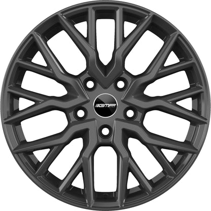 GMP Booster anthracite glossy Alufelge 7.5x18 Zoll ET55 LK 5x118 ML71.1 – Bild 2