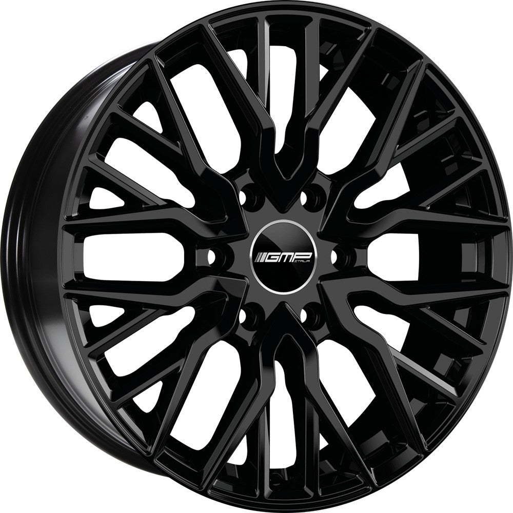 GMP Booster black glossy Alufelge 8x20 Zoll ET45 LK 6x130 ML84.1 – Bild 3