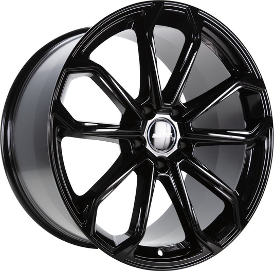 GMP Furiosa black glossy 10.5x21 ET45 - LK5/130 ML66.5