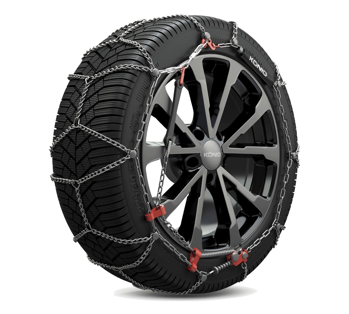 König Schneekette K-Slim 065 14–17 Zoll für PKW – Bild 2