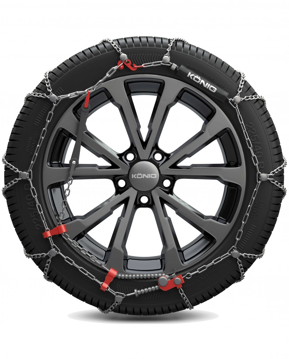 König Schneekette K-Slim 080 13–18 Zoll für PKW – Bild 2
