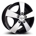 GMP Job black diamond 6.5x16 ET48 - LK5/160 ML65.1
