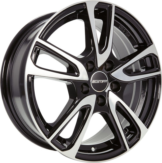 GMP Astral black polished 7x17 ET35 - LK4/98 ML58.1