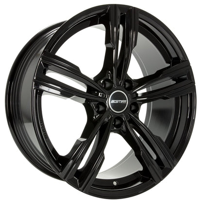 GMP Reven shiny black 7.5x17 ET37 - LK5/120 ML72.6