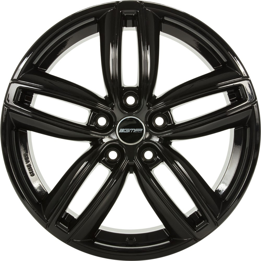GMP Diva shiny black 7.5x18 ET50 - LK5/112 ML66.6