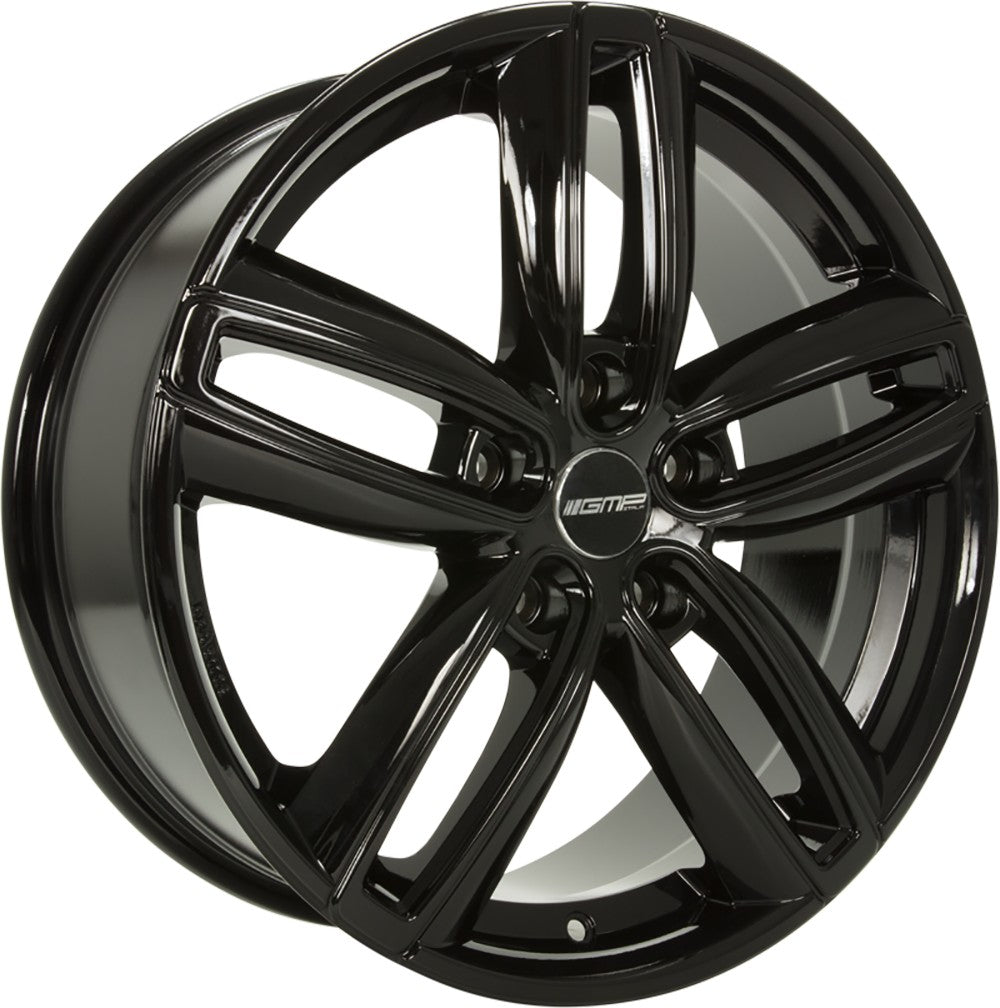 GMP Diva shiny black 7.5x18 ET50 - LK5/120 ML72.6