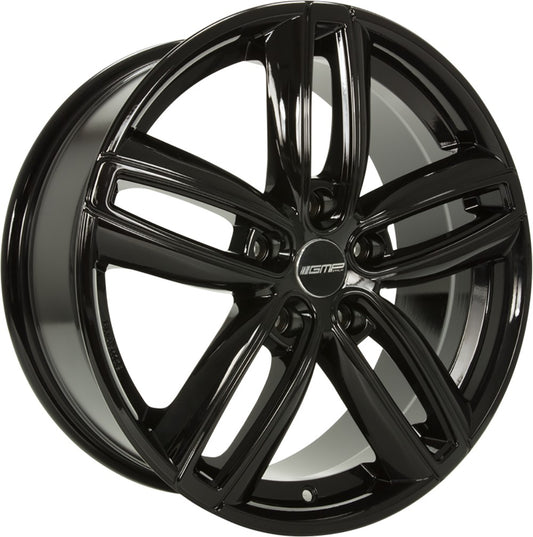 GMP Diva shiny black 7.5x18 ET50 - LK5/120 ML72.6