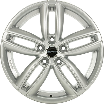 GMP Diva silver 7.5x18 ET50 - LK5/120 ML72.6