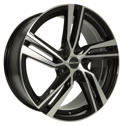 GMP Arcan black polished 8x18 ET25 - LK5/112 ML66.6