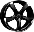 GMP Ican satin black polished 8x18 ET35 - LK5/112 ML66.5