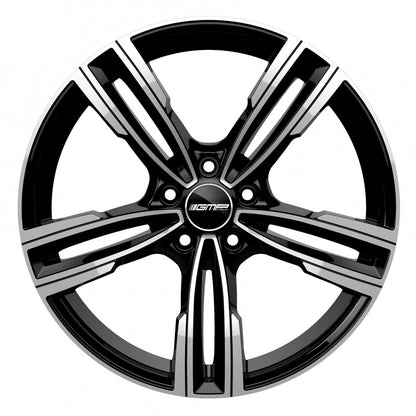 GMP Reven black polished 8x18 ET30 - LK5/120 ML72.6