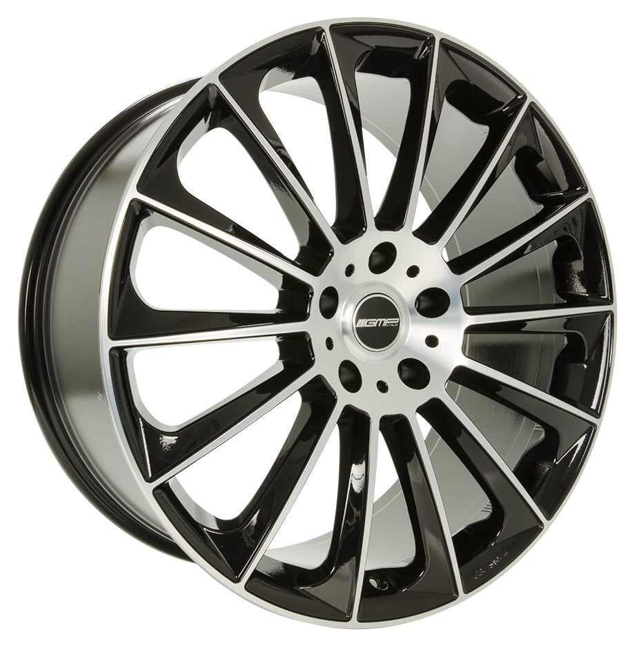 GMP Stellar black polished 8.5x19 ET35 - LK5/112 ML66.6