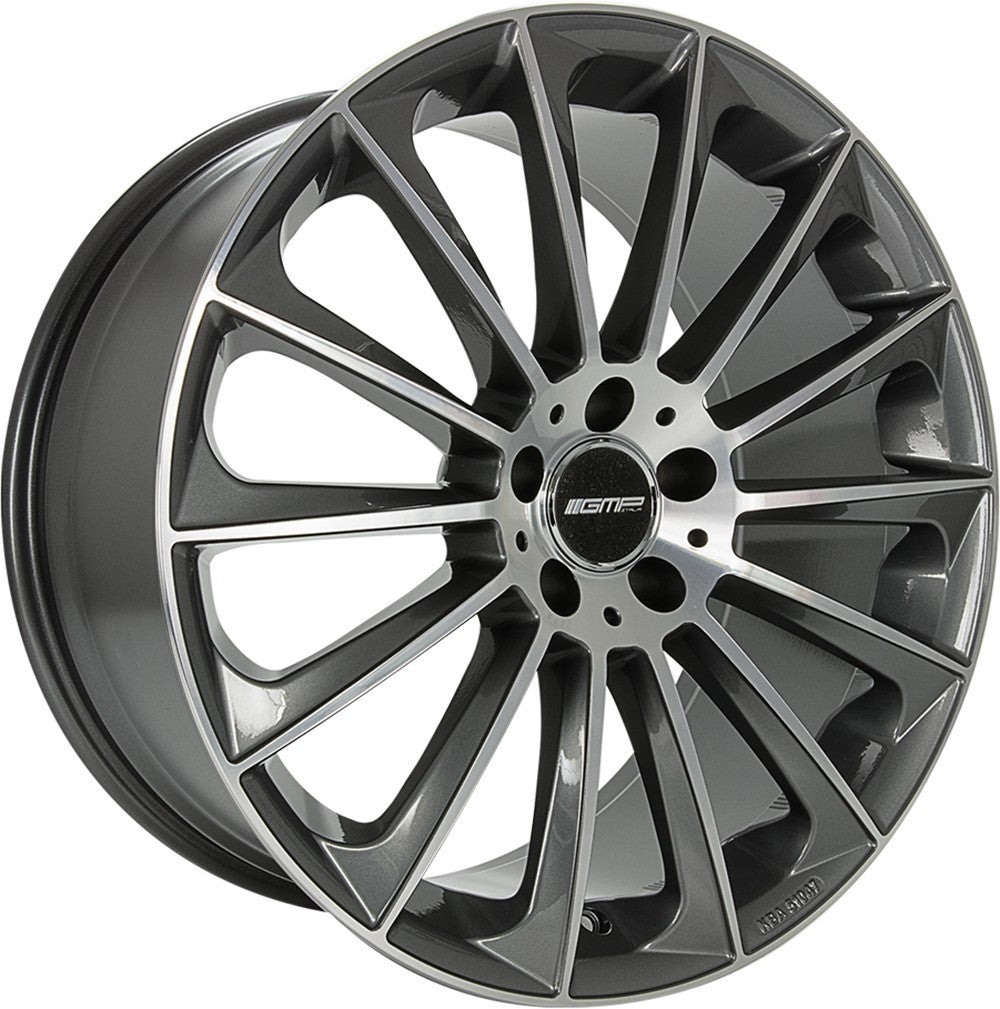 GMP Stellar anthracite polished 8.5x19 ET45 - LK5/112 ML66.6