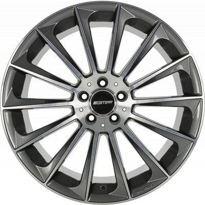 GMP Stellar anthracite diamond 8.5x19 ET35 - LK5/112 ML66.6