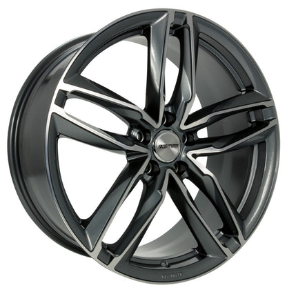 GMP Atom anthracite polished Alufelge 8.5x19 Zoll ET25 LK 5x112 ML66.5