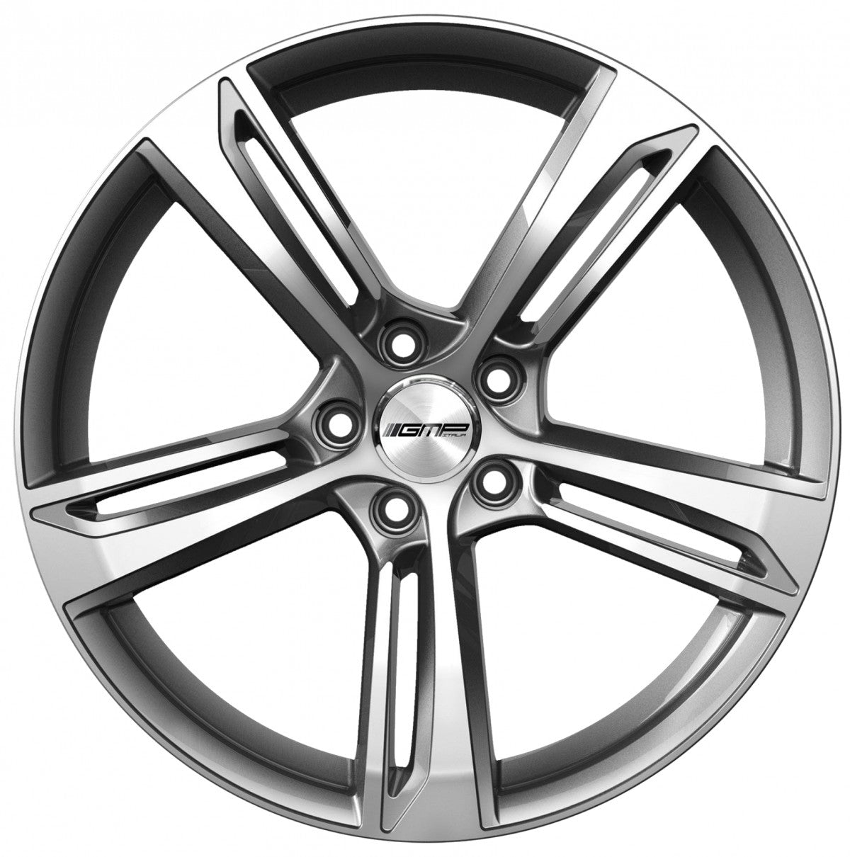 GMP Paky anthracite polished 8.5x20 ET35 - LK5/112 ML66.5