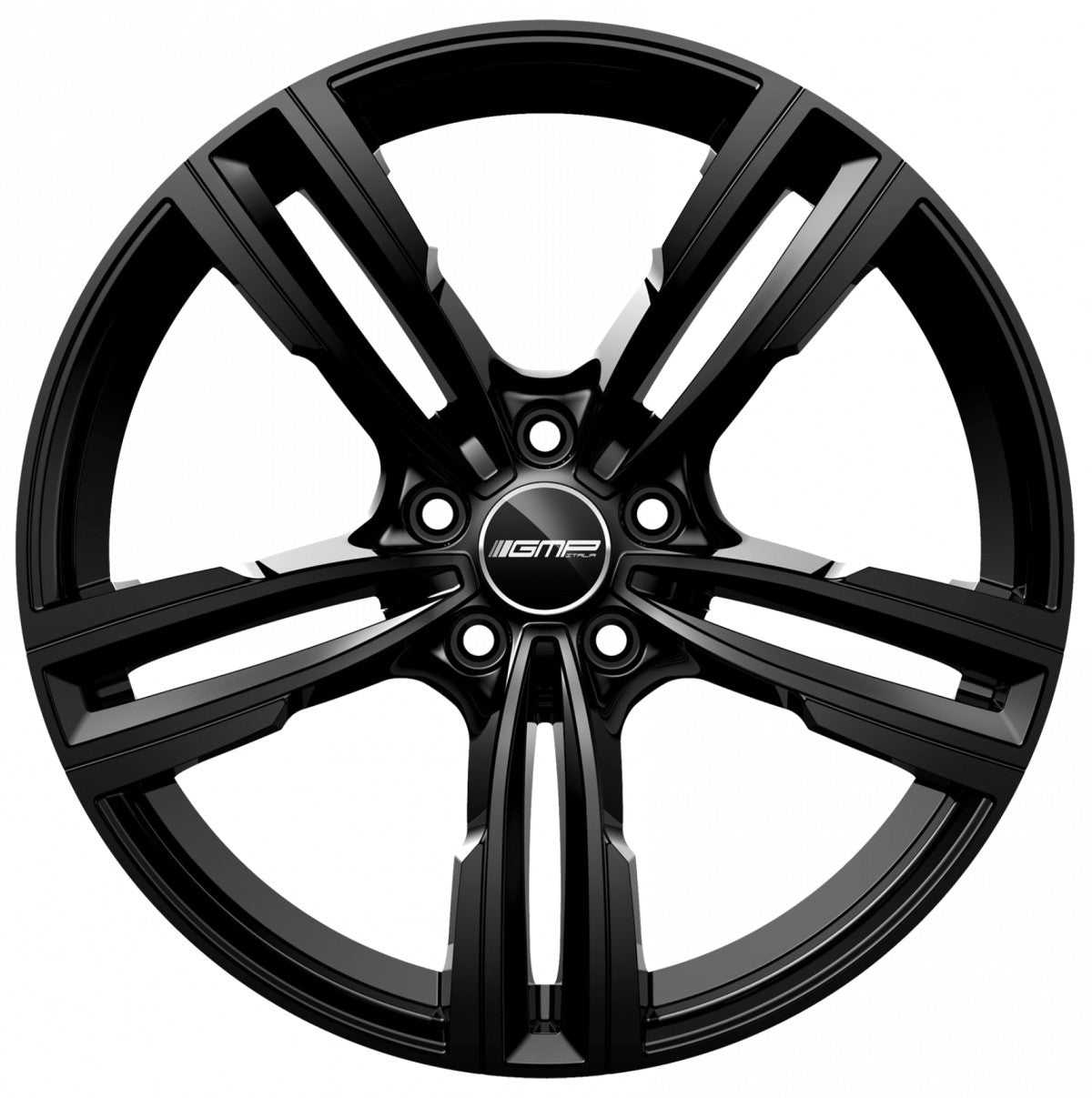 GMP Reven shiny black 8.5x20 ET25 - LK5/120 ML72.6