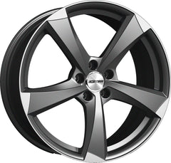 GMP Ican matt anthracite polished Alufelge 8.5x20 Zoll ET48 LK 5x112 ML66.5