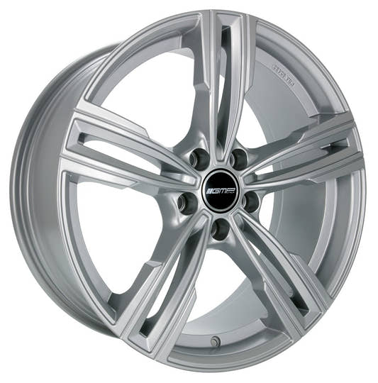 GMP Reven silver 8.5x20 ET25 - LK5/120 ML72.6