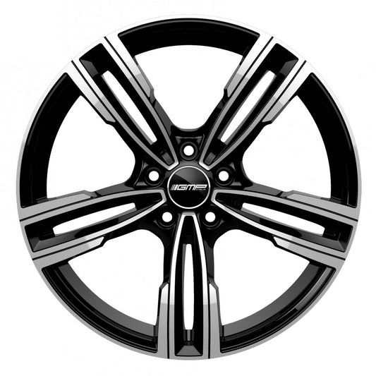 GMP Reven black polished 8.5x20 ET33 - LK5/120 ML72.6