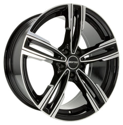 GMP Reven black polished Alufelge 8.5x20 Zoll ET35 LK 5x120 ML64.1
