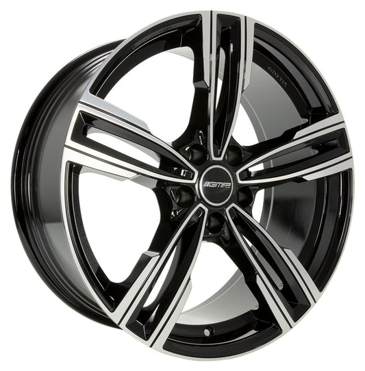 GMP Reven black polished 8.5x20 ET35 - LK5/120 ML64.1