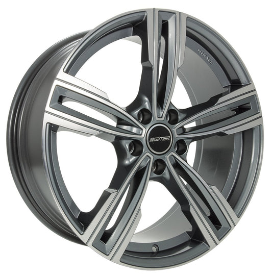 GMP Reven anthracite polished 8.5x20 ET35 - LK5/120 ML64.1