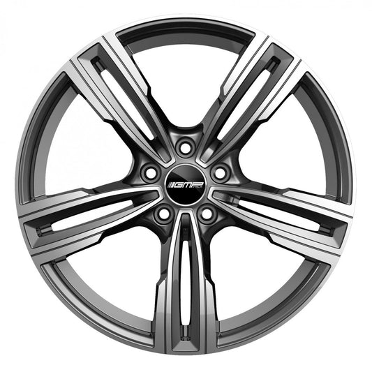 GMP Reven anthracite polished 8.5x20 ET35 - LK5/120 ML64.1