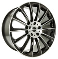 GMP Stellar black polished 9x18 ET35 - LK5/112 ML66.6