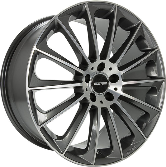 GMP Stellar anthracite polished 9x18 ET35 - LK5/112 ML66.6
