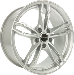 GMP Dea silver Alufelge 9x18 Zoll ET37 LK 5x120 ML72.6