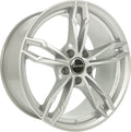 GMP Dea silver Alufelge 9x18 Zoll ET44 LK 5x120 ML72.6