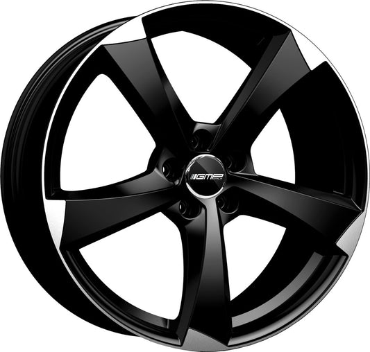 GMP Ican satin black polished 9x20 ET35 - LK5/112 ML66.5