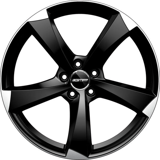 GMP Ican satin black polished 9x20 ET35 - LK5/112 ML66.5