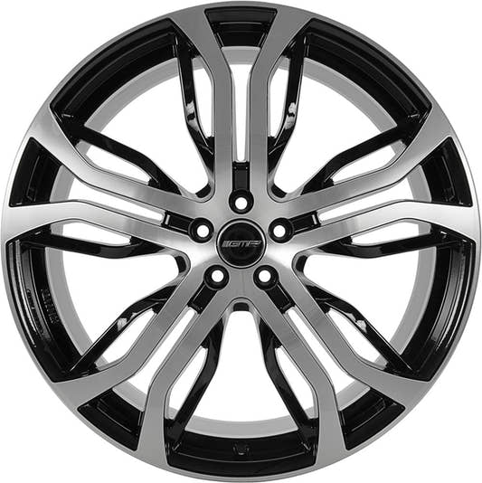 GMP Dynamik black polished 9x20 ET38 - LK5/108 ML63.4