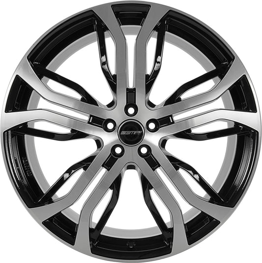 GMP Dynamik black polished 9x20 ET38 - LK5/108 ML63.4