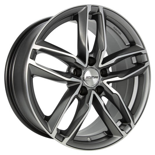 GMP Atom matt anthracite polished Alufelge 9x20 Zoll ET25 LK 5x112 ML66.5